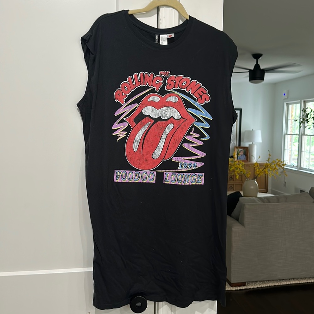 H&M ROLLING STONES TSHIRT DRESS